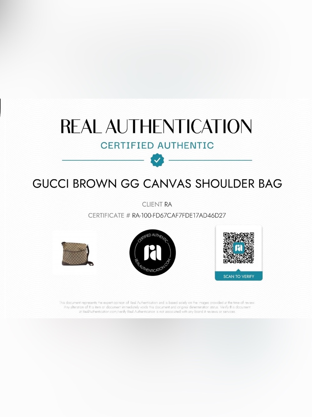 *GUCCI* Vintage GG Canvas/Leather Messenger Bag + COA - Picture 8 of 13